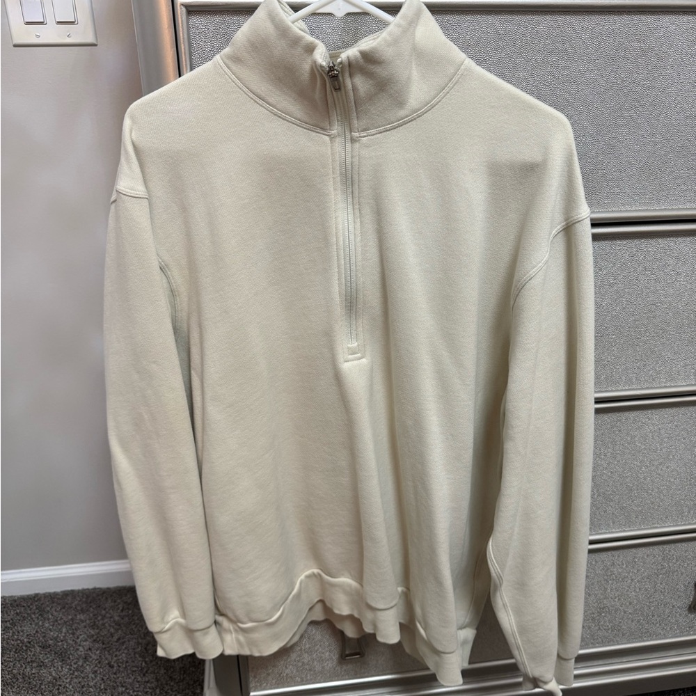 Lululemon Steady State Half Zip Bone Large